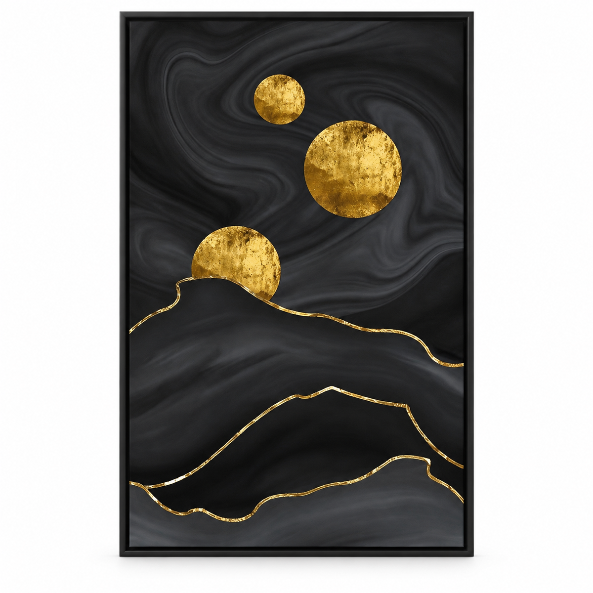 ARBYNART Contemporary Luxe Art | Gilded Moon Passage