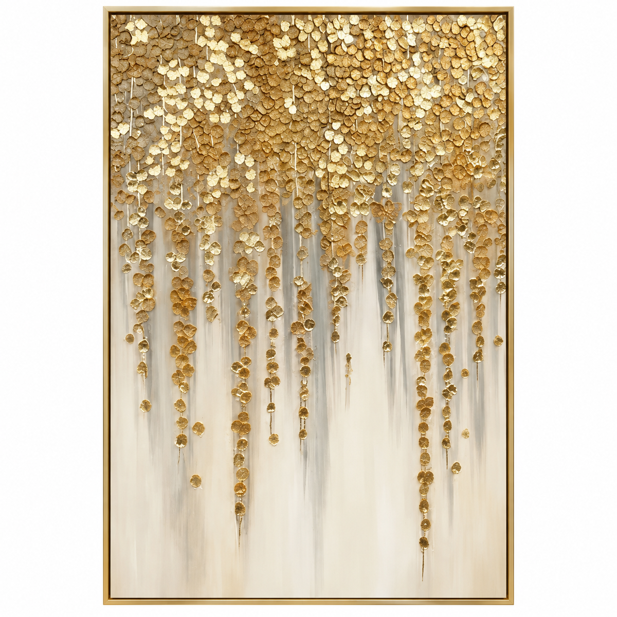 ARBYNART Contemporary Luxe Art | Gilded Petal Falls