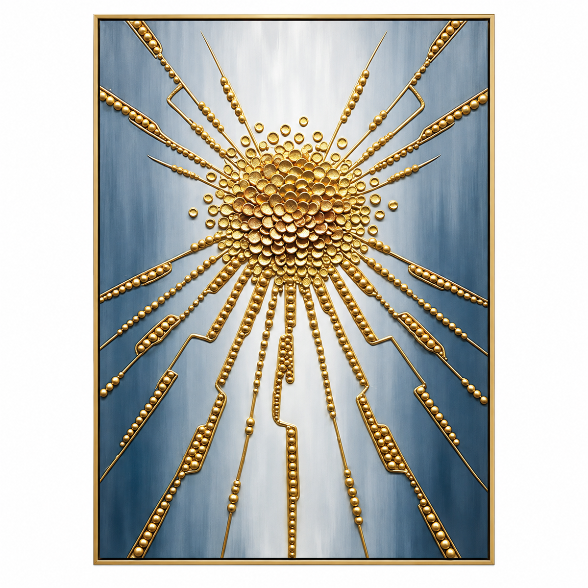 ARBYNART Contemporary Luxe Art | Gilded Radiant Burst