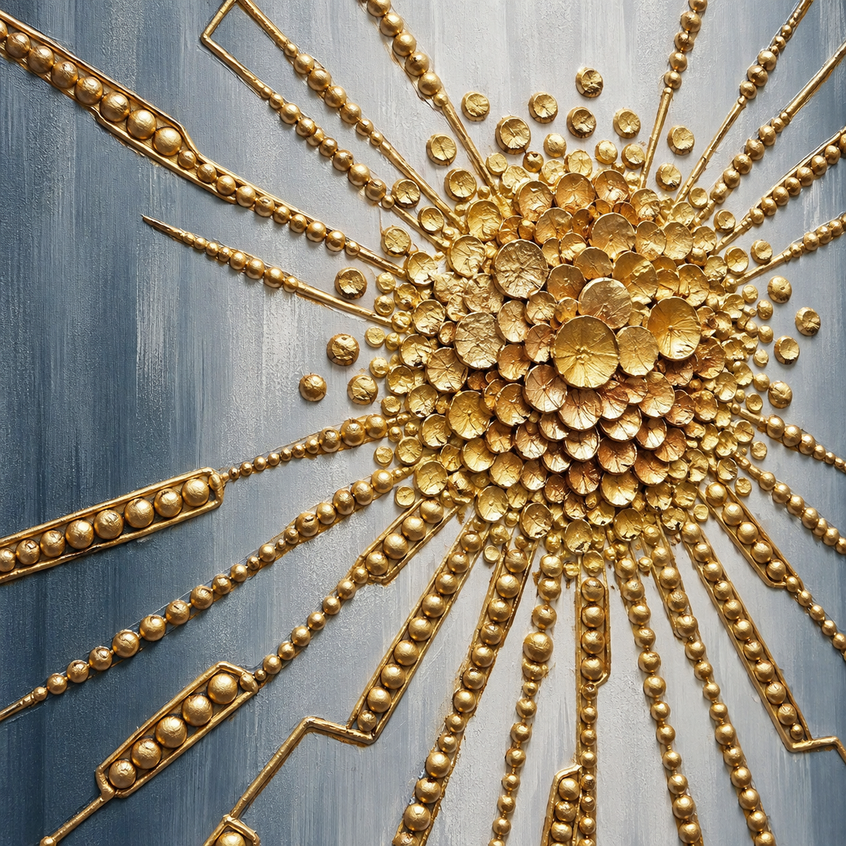 ARBYNART Contemporary Luxe Art | Gilded Radiant Burst