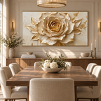 ARBYNART Contemporary Luxe Art | Gilded Rose Bloom