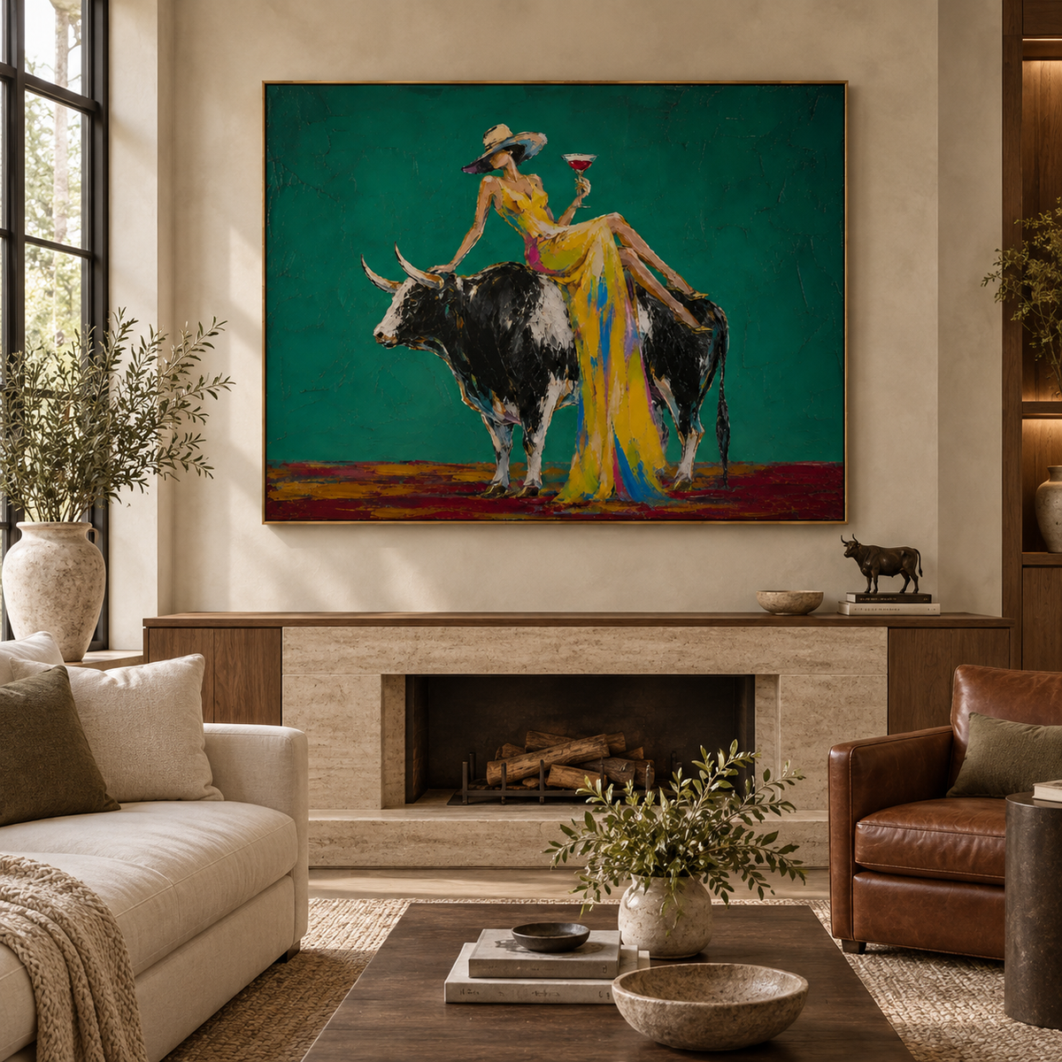 ARBYNART POP Art | Gilded Rule on the Emerald Field