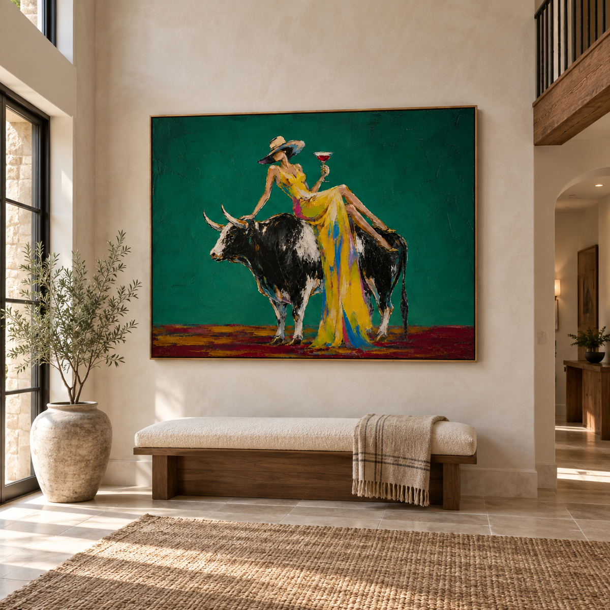 ARBYNART POP Art | Gilded Rule on the Emerald Field
