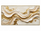 ARBYNART Contemporary Luxe Art | Gilded Silk Current