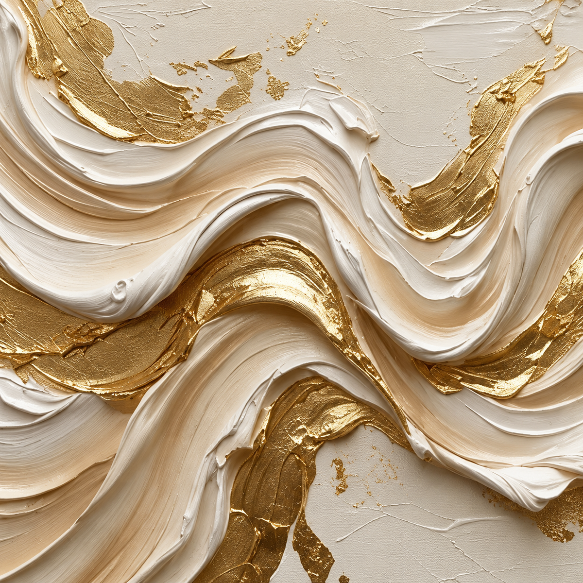 ARBYNART Contemporary Luxe Art | Gilded Silk Current