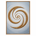 ARBYNART Contemporary Luxe Art | Gilded Spiral Drift
