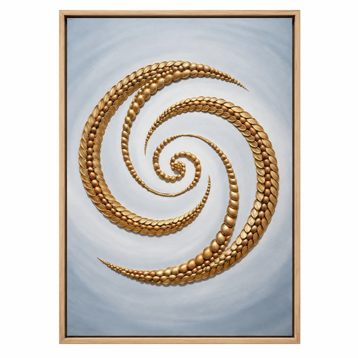 ARBYNART Contemporary Luxe Art | Gilded Spiral Drift