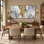 ARBYNART Contemporary Luxe Art | Gilded Veil Column