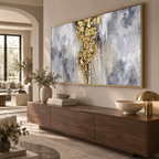 ARBYNART Contemporary Luxe Art | Gilded Veil Column