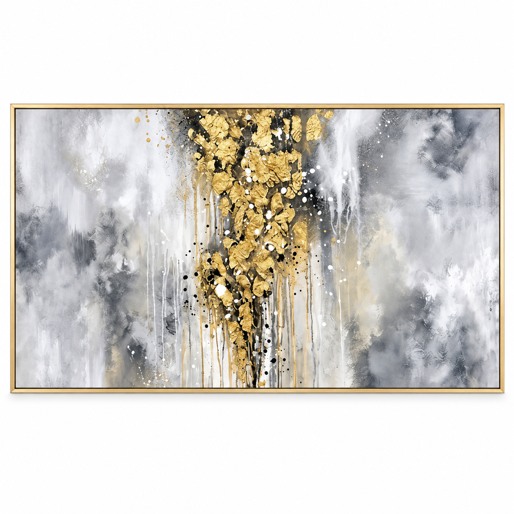 ARBYNART Contemporary Luxe Art | Gilded Veil Column