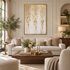 ARBYNART Contemporary Luxe Art | Gilded Veil Drift