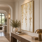 ARBYNART Contemporary Luxe Art | Gilded Veil Drift