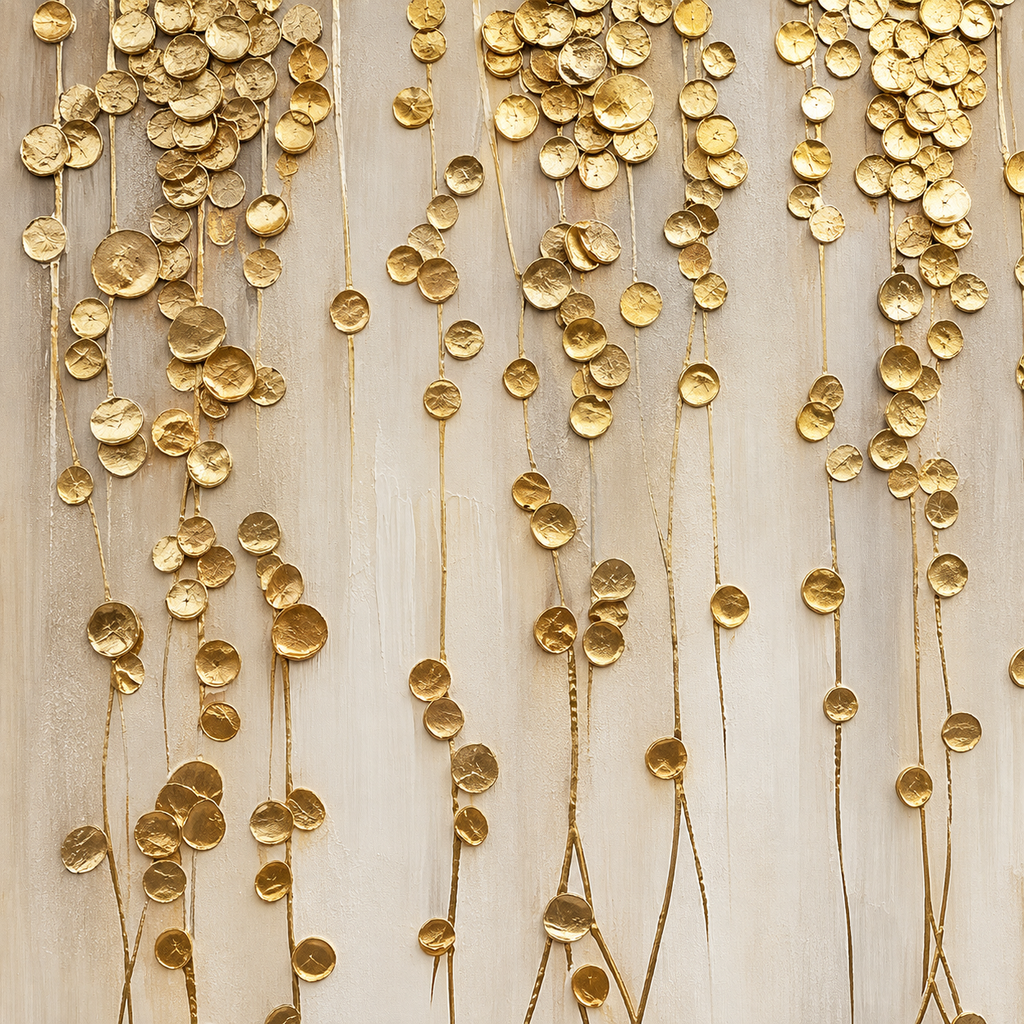 ARBYNART Contemporary Luxe Art | Gilded Veil Drift