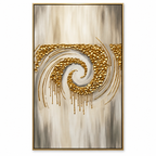 ARBYNART Contemporary Luxe Art | Gilded Whisper Spiral