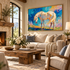 ARBYNART Americana Art | Golden-Maned Horse at Rest