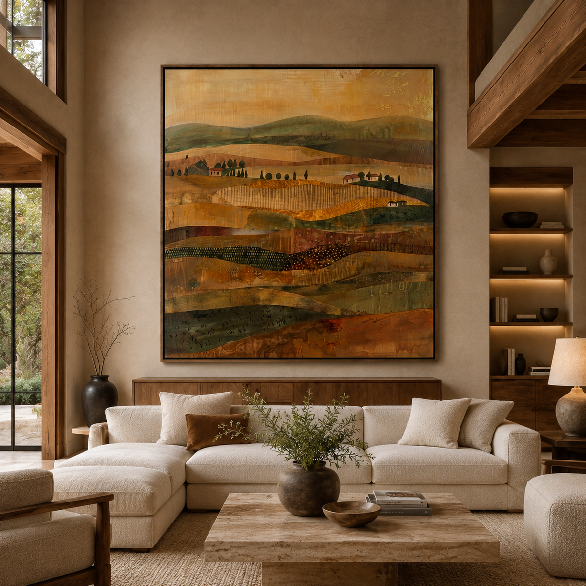 ARBYNART Bohemian Art | Golden Field Echoes