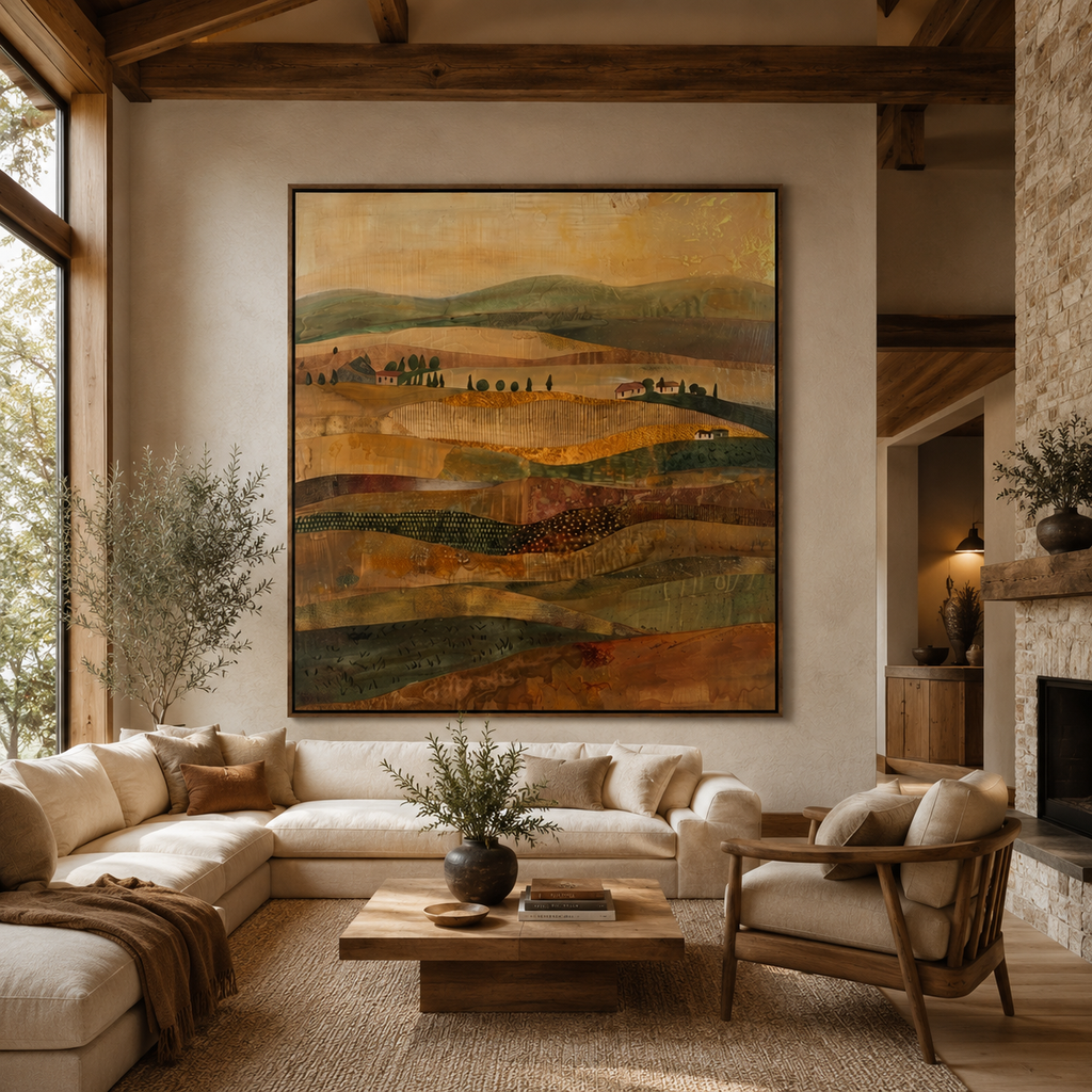 ARBYNART Bohemian Art | Golden Field Echoes