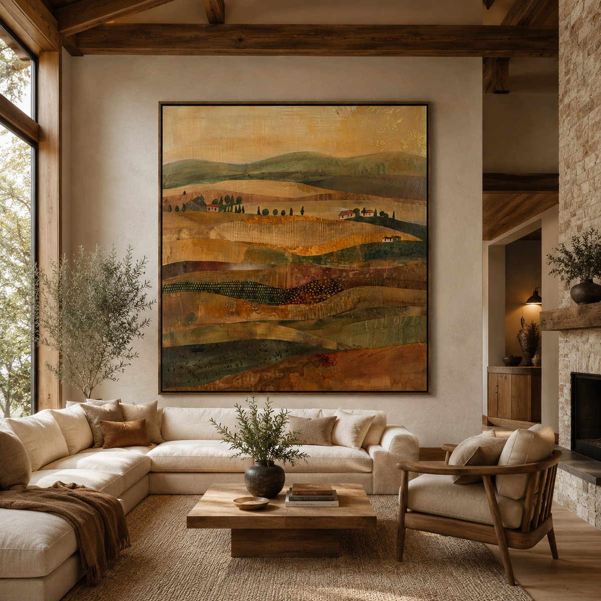 ARBYNART Bohemian Art | Golden Field Echoes