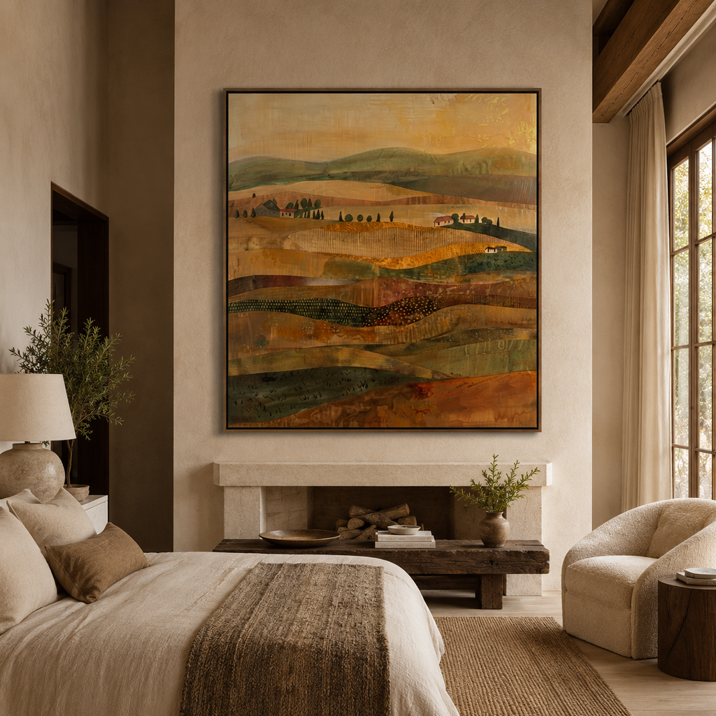 ARBYNART Bohemian Art | Golden Field Echoes