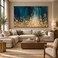 ARBYNART Contemporary Luxe Art | Golden Cascade