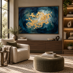 ARBYNART Contemporary Luxe Art | Golden Nebula