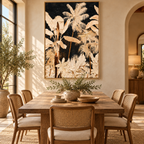 ARBYNART Abstract Art | Golden Reverie of the Ivory Palms