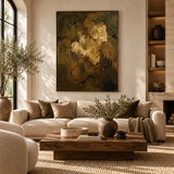 ARBYNART Wabi-Sabi Art | Golden Shadow Figure