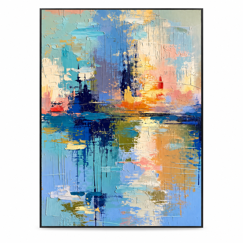 ARBYNART Impressionist Art | Harbor Light Reflections