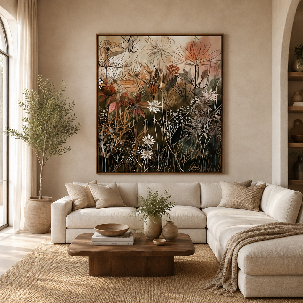 ARBYNART Bohemian Art | Hearthside Blossoms