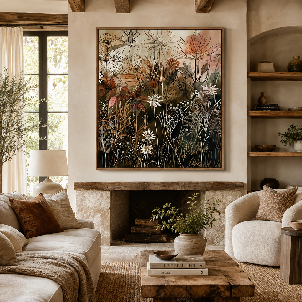 ARBYNART Bohemian Art | Hearthside Blossoms