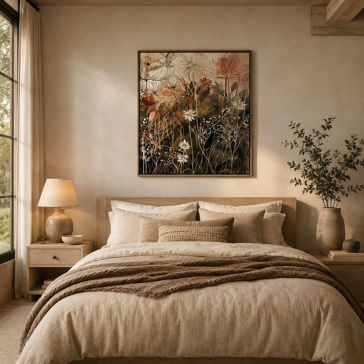 ARBYNART Bohemian Art | Hearthside Blossoms