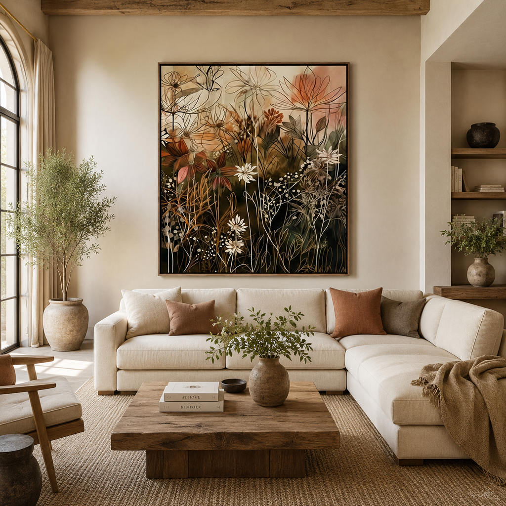 ARBYNART Bohemian Art | Hearthside Blossoms