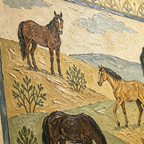 ARBYNART Vintage Americana Art | Hilltop Horses