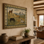 ARBYNART Vintage Americana Art | Hilltop Horses