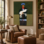 ARBYNART Vintage Americana Art | Holding the Lamb