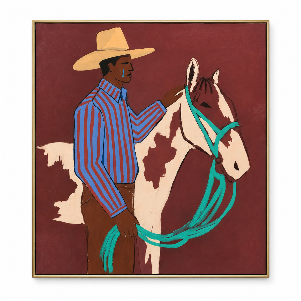 ARBYNART Vintage Americana Art | Horse & Herder