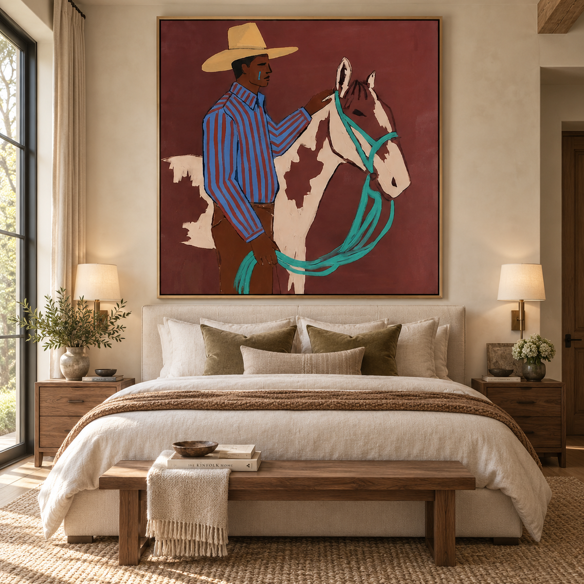 ARBYNART Vintage Americana Art | Horse & Herder