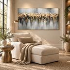 ARBYNART Contemporary Luxe Art | Ivory Drift Horizon
