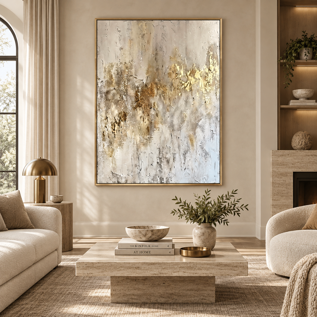 ARBYNART Contemporary Luxe Art | Ivory Echoes