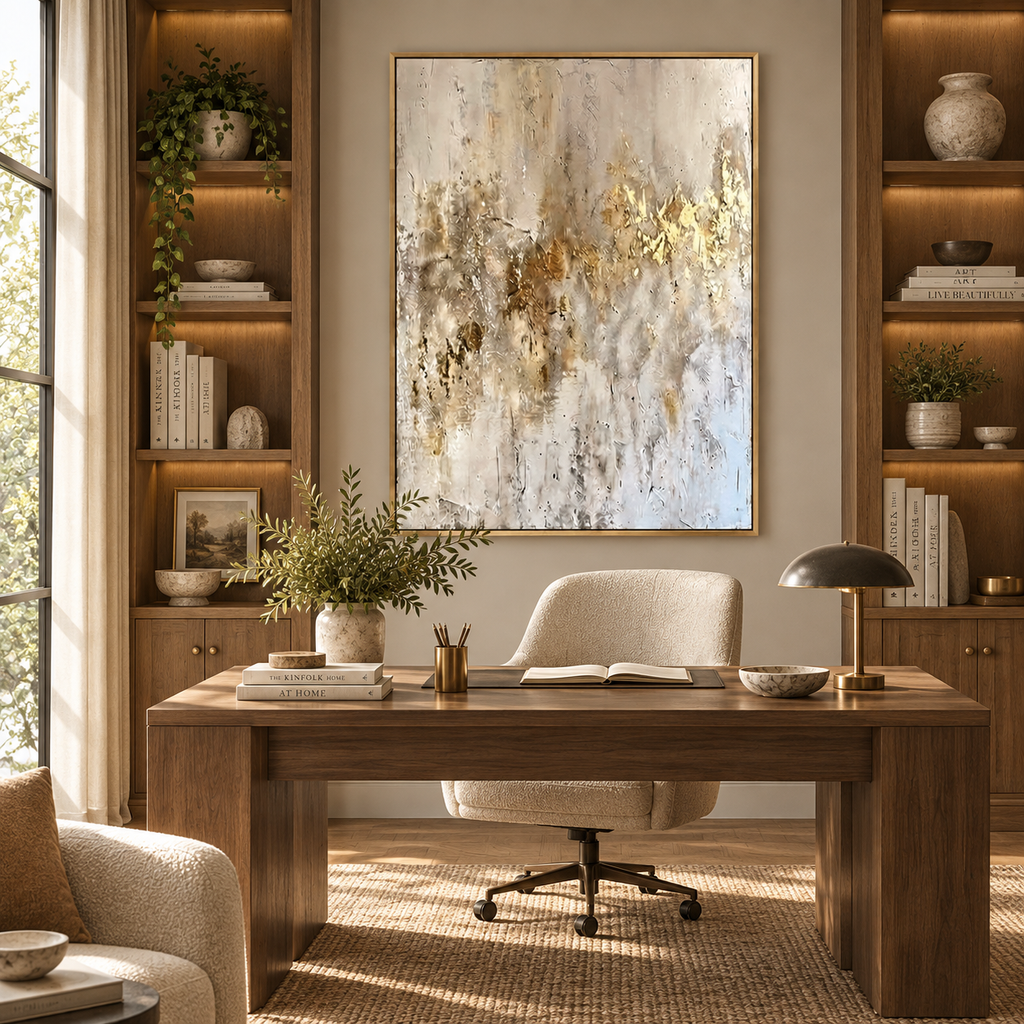 ARBYNART Contemporary Luxe Art | Ivory Echoes
