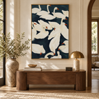 ARBYNART Abstract Art | Ivory Grace on Midnight Waters