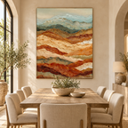 ARBYNART 3D Textured Art | Layered Mountain Relief