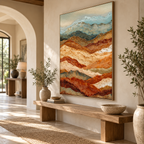 ARBYNART 3D Textured Art | Layered Mountain Relief