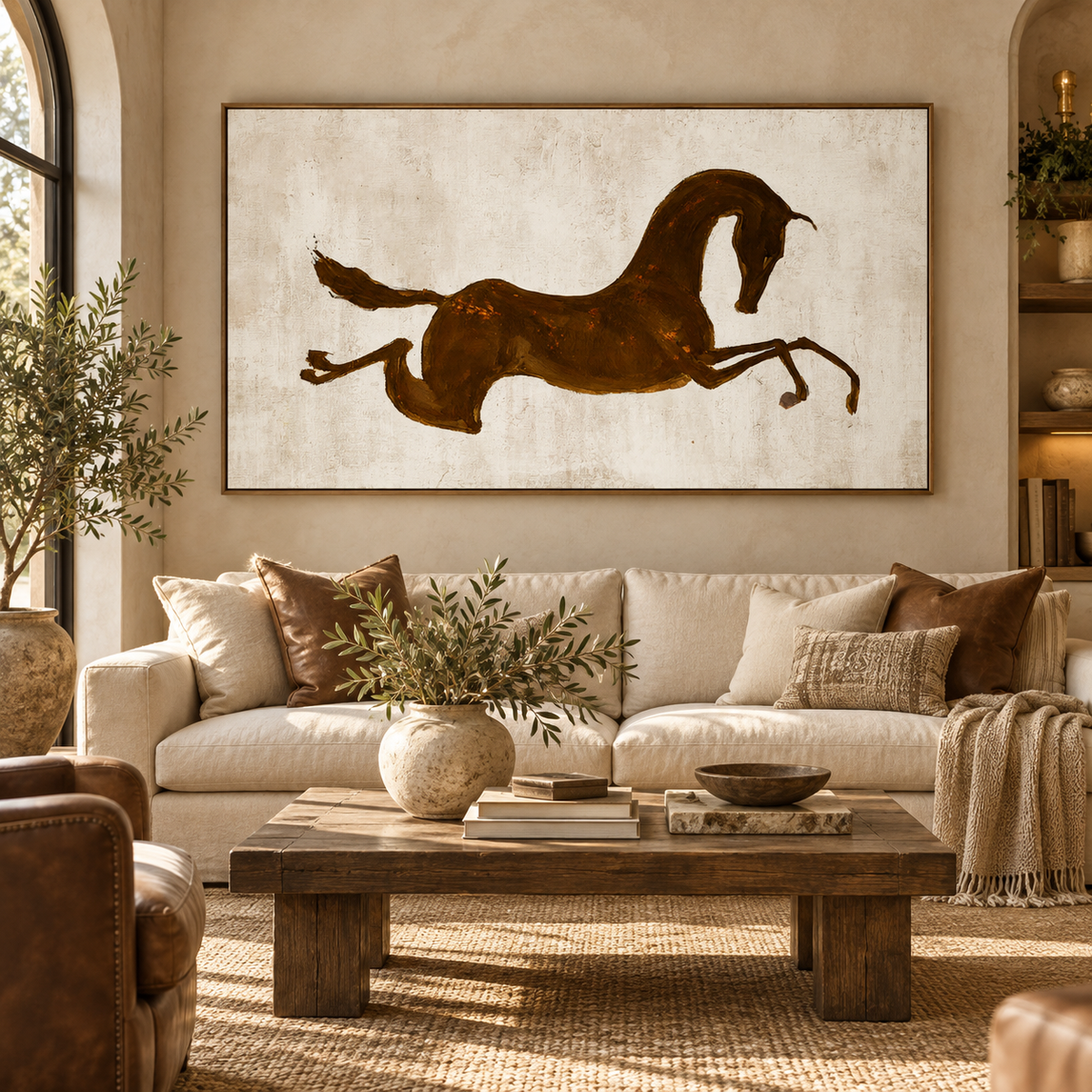 ARBYNART Americana Art | Leaping Horse Silhouette