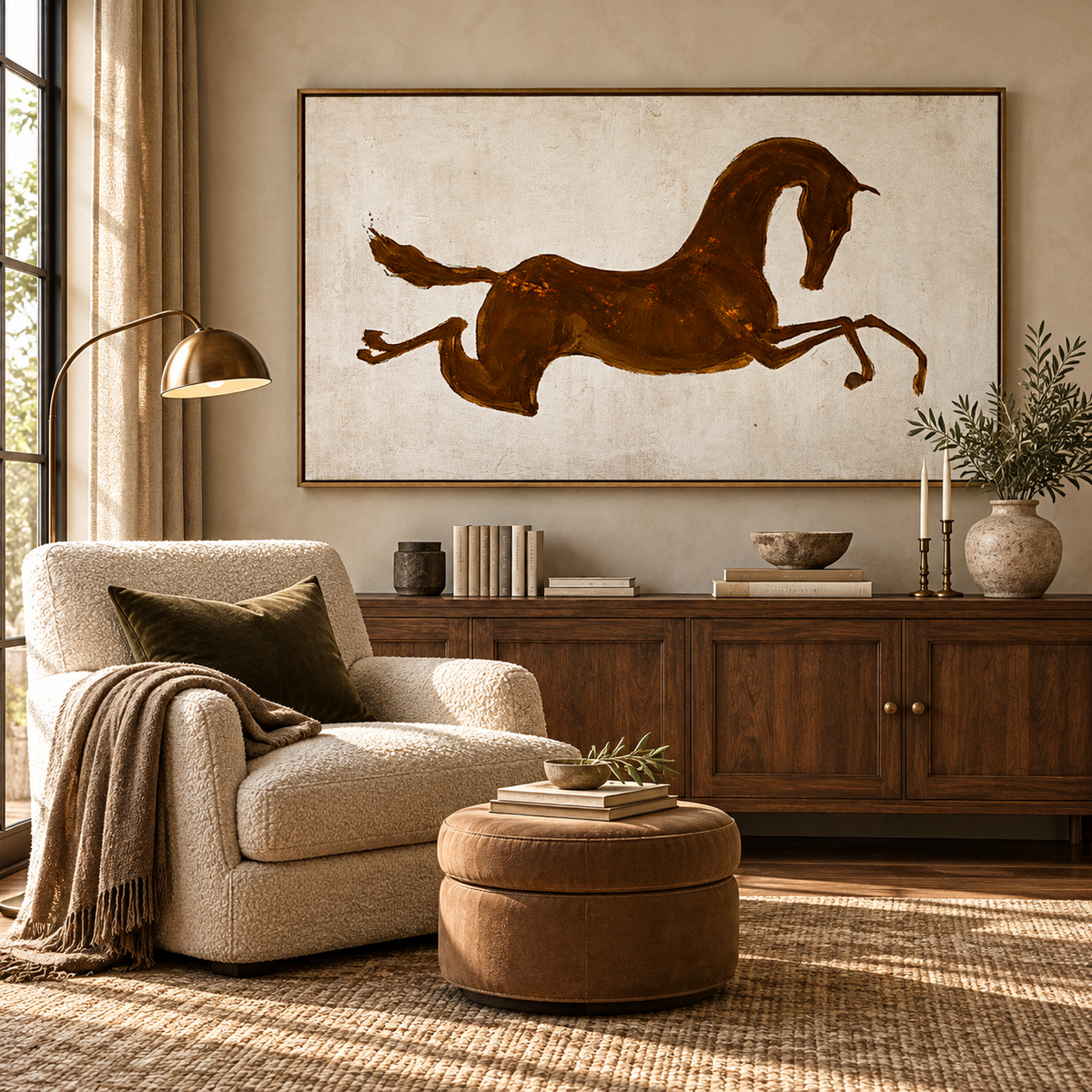 ARBYNART Americana Art | Leaping Horse Silhouette