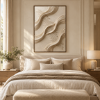 ARBYNART 3D Textured Art | Linear Wave Passage