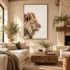 ARBYNART Impressionist Art | Lion's Quiet Nobility