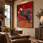 ARBYNART POP Art | Lone Beer on the Couch