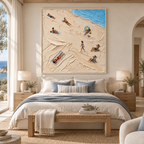ARBYNART 3D Textured Art | Low Tide Stillness