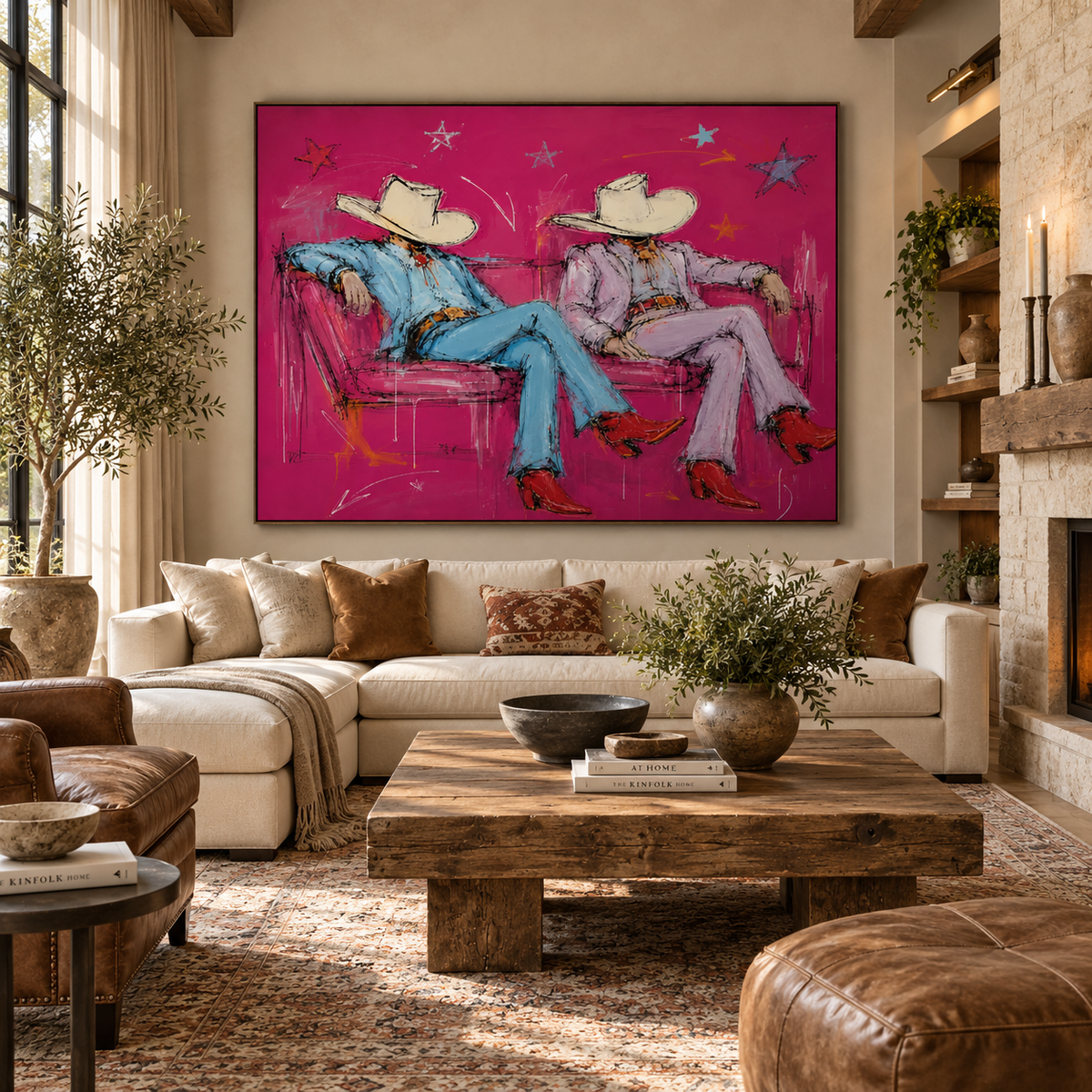 ARBYNART POP Art | Magenta Twilight of the Neon West